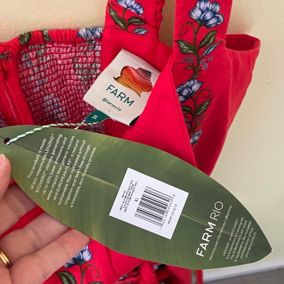 NWT Farm Rio Ted Sweet Bloom Dress - Picture 2 of 7